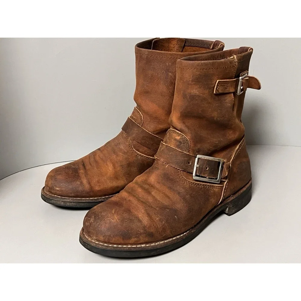 Red Wing 3356 Short Engineer Cooper Rough & Tough Boots Women US 7.5 38- USA